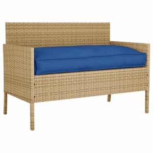 Sada polštářů na paletu 2 pcs Královská modrá 100 x 40 x 8 cm - obrázek 3