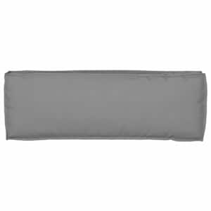 Sada polštářů na paletu 2 pcs Šedá 120 x 40 x 8 cm - obrázek 5