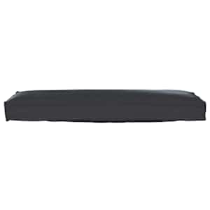 Sada polštářů na paletu 2 pcs Černá 120 x 40 x 8 cm - obrázek 3