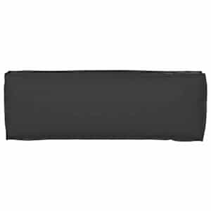 Sada polštářů na paletu 2 pcs Černá 120 x 40 x 8 cm - obrázek 5