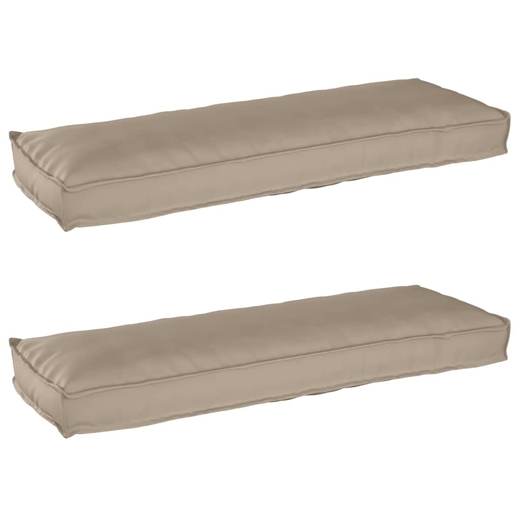 Ude-pude Gråbrun Polyester 120 x 40 x 8 cm Aftagelige betræk