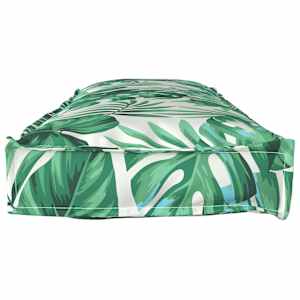 Sada polštářů na paletu 2 pcs Vzor listů 120 x 40 x 8 cm - obrázek 4