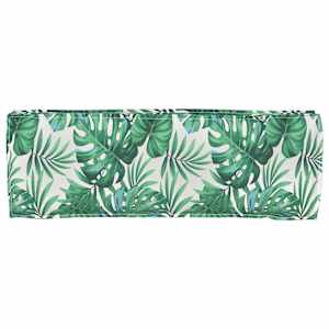 Sada polštářů na paletu 2 pcs Vzor listů 120 x 40 x 8 cm - obrázek 5