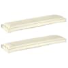 vidaXL Pallet padjakomplekt 2 tk Oxfordi kangas cream 150 x 40 x 8 cm