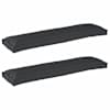 vidaXL Pallet padjakomplekt 2 tk Oxfordi kangas Must 150 x 40 x 8 cm