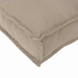 Sada polštářů na paletu 2 pcs Taupe 150 x 40 x 8 cm - obrázek 6