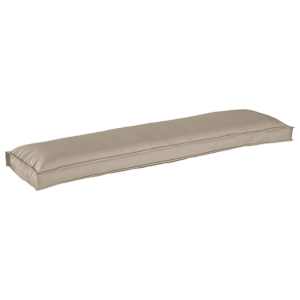 Sada polštářů na paletu 2 pcs Taupe 150 x 40 x 8 cm - obrázek 2