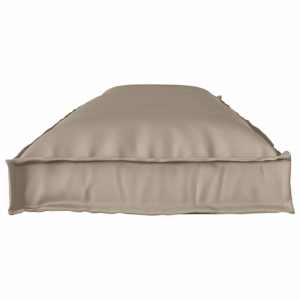 Sada polštářů na paletu 2 pcs Taupe 150 x 40 x 8 cm - obrázek 4