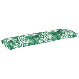 Sada polštářů na paletu 2 pcs Vzor listů 150 x 40 x 8 cm - obrázek 2