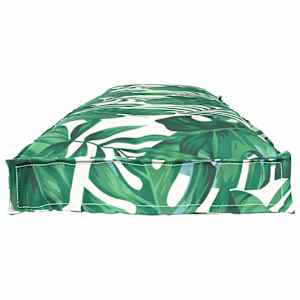 Sada polštářů na paletu 2 pcs Vzor listů 150 x 40 x 8 cm - obrázek 4