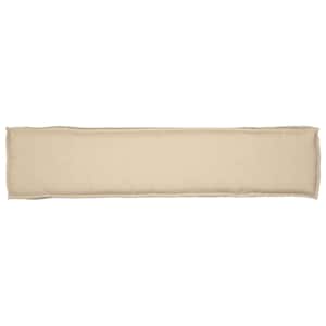 Sada polštářů na paletu 2 pcs Béžová 180 x 40 x 8 cm - obrázek 9