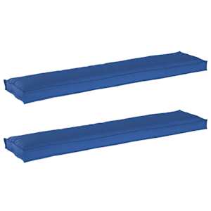 Sada polštářů na paletu 2 pcs Královská modrá 180 x 40 x 8 cm - obrázek 2