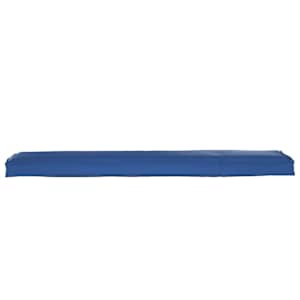 Sada polštářů na paletu 2 pcs Královská modrá 180 x 40 x 8 cm - obrázek 7