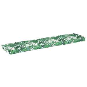 Sada polštářů na paletu 2 pcs Vzor listů 180 x 40 x 8 cm - obrázek 7