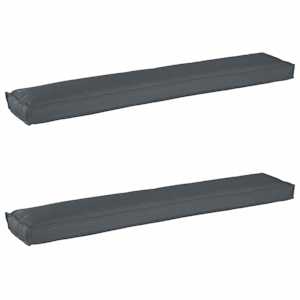 Sada polštářů na paletu 2 pcs Antracit 200 x 40 x 8 cm - obrázek 2