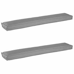 vidaXL Pallet padjakomplekt 2 tk Oxfordi kangas Hall 200 x 40 x 8 cm