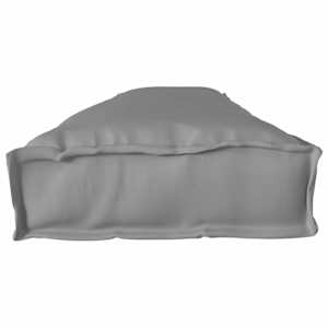 Sada polštářů na paletu 2 pcs Šedá 200 x 40 x 8 cm - obrázek 8