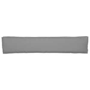 Sada polštářů na paletu 2 pcs Šedá 200 x 40 x 8 cm - obrázek 9