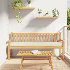 Sada polštářů na paletu 2 pcs Krémová 200 x 40 x 8 cm - obrázek 1