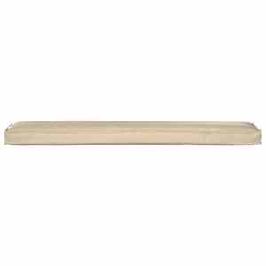 Sada polštářů na paletu 2 pcs Béžová 200 x 40 x 8 cm - obrázek 7