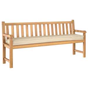 Sada polštářů na paletu 2 pcs Béžová 200 x 40 x 8 cm - obrázek 3