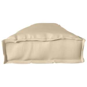 Sada polštářů na paletu 2 pcs Béžová 200 x 40 x 8 cm - obrázek 8