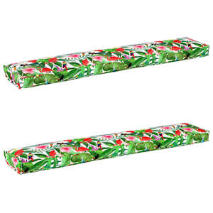 Sada polštářů na paletu 2 pcs Tropická džungle 200 x 40 x 8 cm - obrázek 2