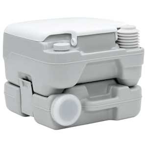 Campingové WC Šedá a bílá 41,5 x 36,5 x 30 cm Polyethylen - obrázek 2