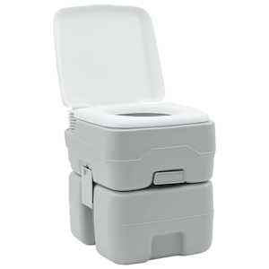 Campingové WC Šedá a bílá 41,5 x 36,5 x 42 cm Polyethylen - obrázek 2