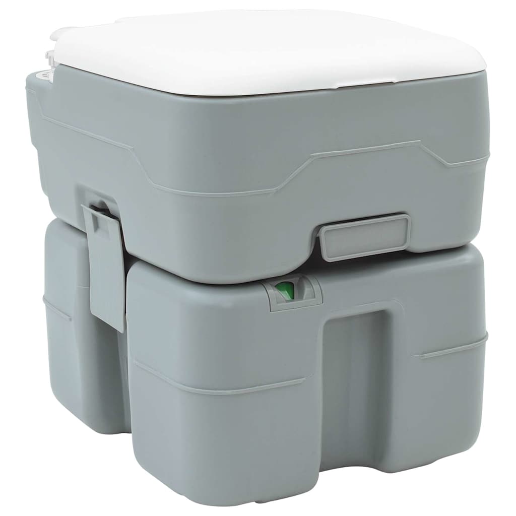Retki WC harmaa runko+valkoinen kansi