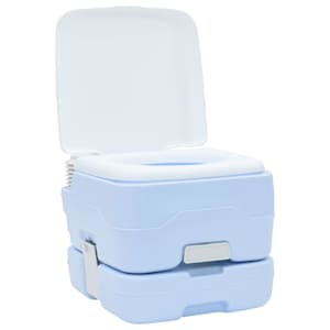 Set kempovací toalety 2 pcs Modrá a bílá - obrázek 7