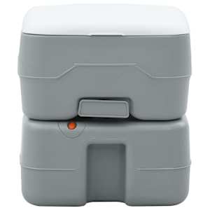 Campingové WC Šedá a bílá 41,5 x 36,5 x 37,5 cm Polyethylen - obrázek 3