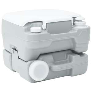 Campingové WC Šedá a bílá 41,5 x 36,5 x 30 cm Polyethylen - obrázek 5