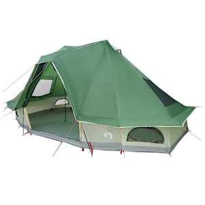 vidaXL Tipi telk 6-kohaline Roheline taft