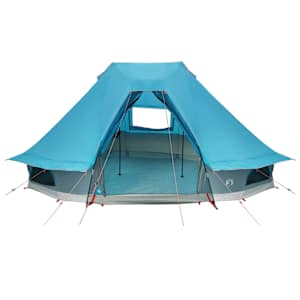 Tipi stan se střechou s úložištěm Modrá 466 x 310 x 240 cm taft - obrázek 4