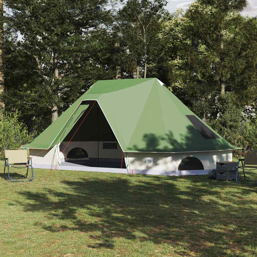rodinný tipi stan pre 10 ľudí, vodotesný zelený 42000960