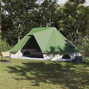Tipi šotor s streho Zelena 680 x 430 x 270 cm tafeta