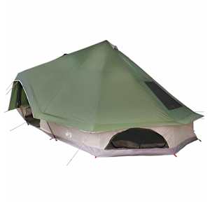 Tipi stan se střechou Zelená 680 x 430 x 270 cm taft - obrázek 2