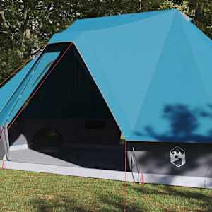 Tipi stan se střechou s úložištěm Modrá 680 x 430 x 270 cm taft - obrázek 3