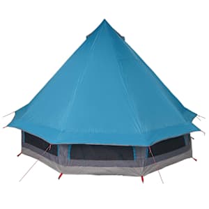 Tipi stan se střechou s úložištěm Modrá 404 x 370 x 270 cm taft - obrázek 6