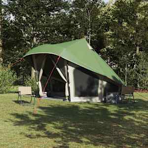 Tipi šotor s streho Zelena 508 x 470 x 300 cm tafeta
