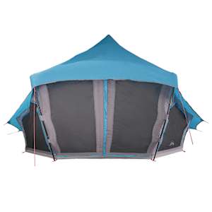 Tipi stan se střechou s úložištěm Modrá 508 x 470 x 300 cm taft - obrázek 11