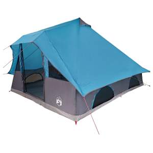 vidaXL Tipi telk 8-kohaline Sinine taft