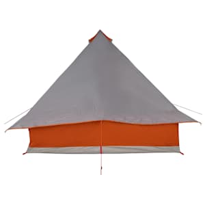 Tipi stan se střechou Šedá a oranžová 358 x 296 x 258 cm taft - obrázek 6