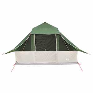 Tipi stan se střechou Zelená 364 x 281 x 257 cm taft - obrázek 11