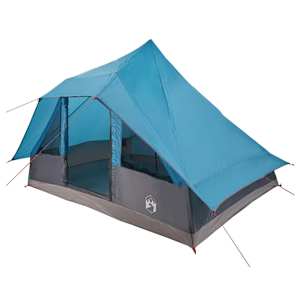 vidaXL Tipi telk 10-kohaline Sinine taft
