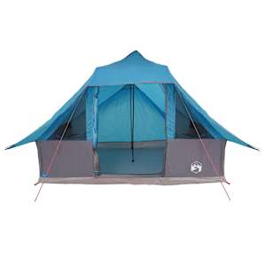 Tipi stan se střechou s úložištěm Modrá 364 x 281 x 257 cm taft - obrázek 4