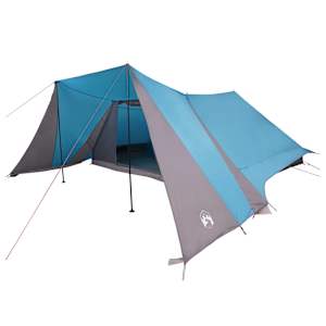 vidaXL Tipi telk 12-kohaline Sinine taft