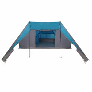 Tipi stan se střechou s úložištěm Modrá 660 x 456 x 200 cm taft - obrázek 4