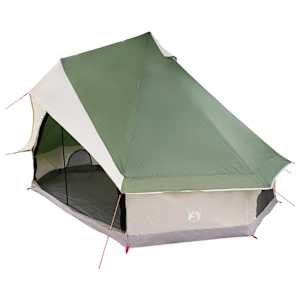 vidaXL Tipi telk 8-kohaline Roheline taft